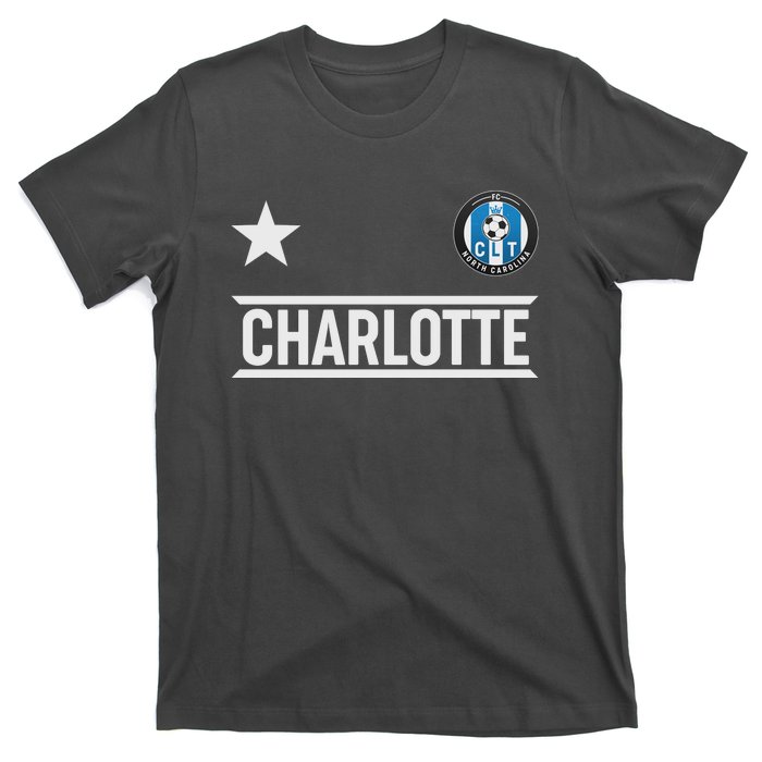 Charlotte North Carolina Soccer Jersey T-Shirt