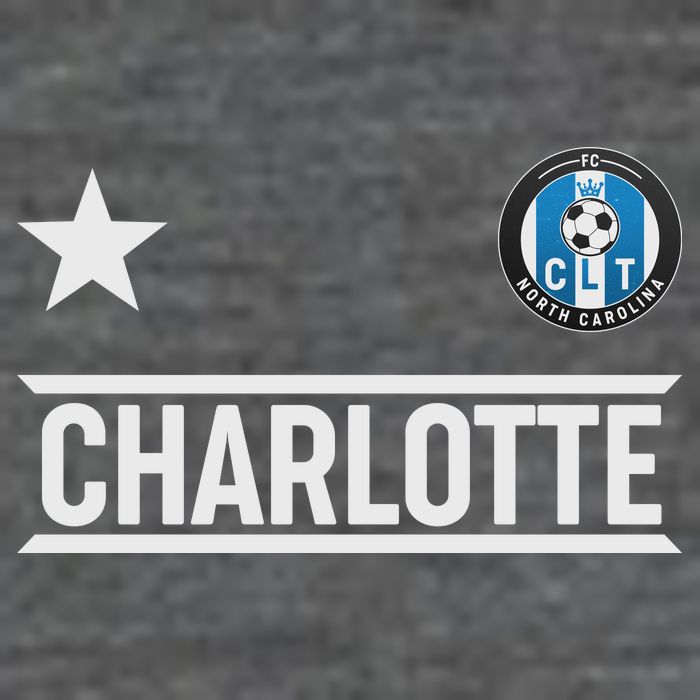 Charlotte North Carolina Soccer Jersey Tall T-Shirt