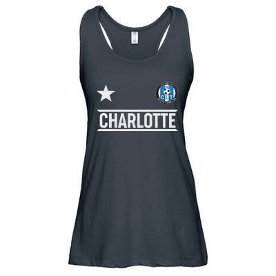 Charlotte North Carolina Soccer Jersey Ladies Essential Flowy Tank