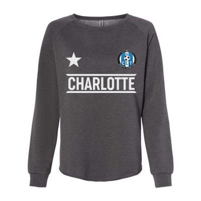 Charlotte North Carolina Soccer Jersey Womens California Wash Sweatshirt