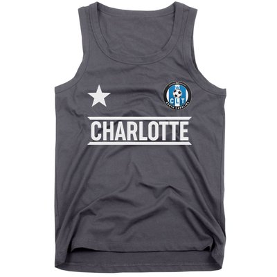 Charlotte North Carolina Soccer Jersey Tank Top