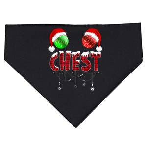 Chest Nuts Christmas Funny Matching Couple Chestnuts USA-Made Doggie Bandana