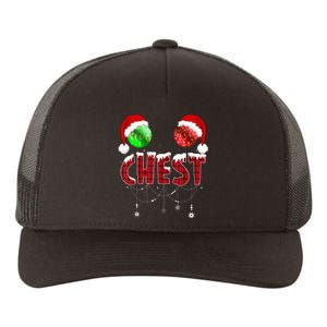 Chest Nuts Christmas Funny Matching Couple Chestnuts Yupoong Adult 5-Panel Trucker Hat