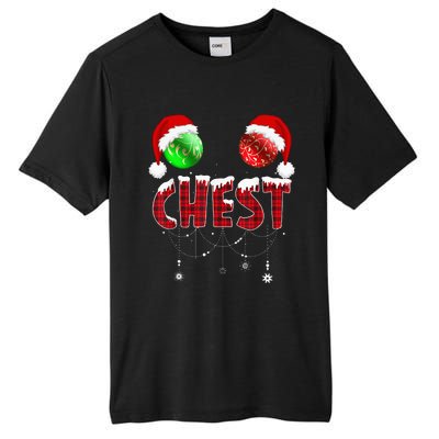 Chest Nuts Christmas Funny Matching Couple Chestnuts Tall Fusion ChromaSoft Performance T-Shirt