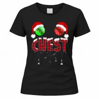 Chest Nuts Christmas Funny Matching Couple Chestnuts Women's T-Shirt