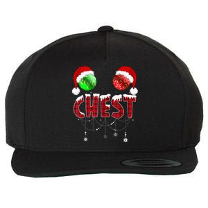 Chest Nuts Christmas Funny Matching Couple Chestnuts Wool Snapback Cap