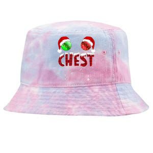 Chest Nuts Christmas Funny Matching Couple Chestnuts Tie-Dyed Bucket Hat