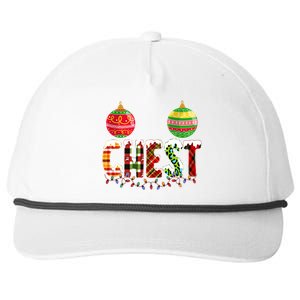 Chest Nuts Christmas Matching Couple Chestnuts Funny Gift Snapback Five-Panel Rope Hat