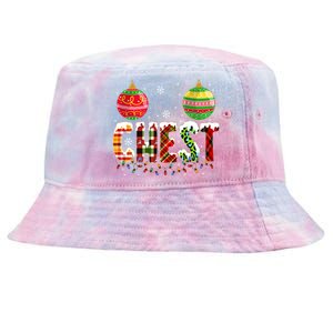 Chest Nuts Christmas Matching Couple Chestnuts Funny Gift Tie-Dyed Bucket Hat