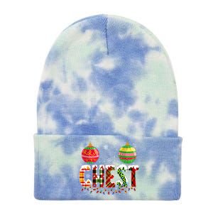 Chest Nuts Christmas Matching Couple Chestnuts Funny Gift Tie Dye 12in Knit Beanie