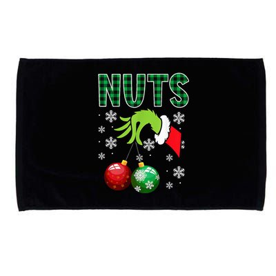 Chest Nuts Christmas  Funny Matching Couple Chestnuts  Microfiber Hand Towel