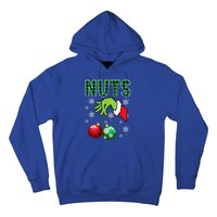 Chest Nuts Christmas  Funny Matching Couple Chestnuts  Hoodie