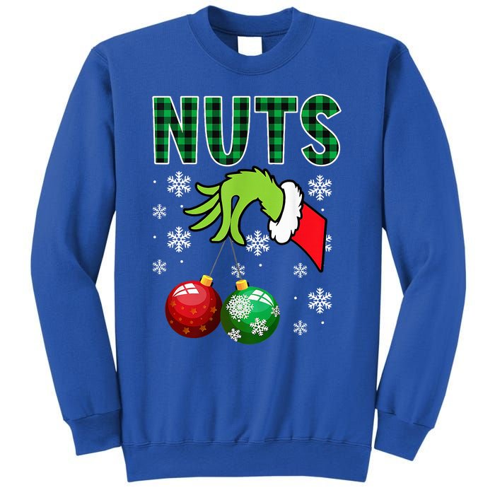 Chest Nuts Christmas  Funny Matching Couple Chestnuts  Sweatshirt