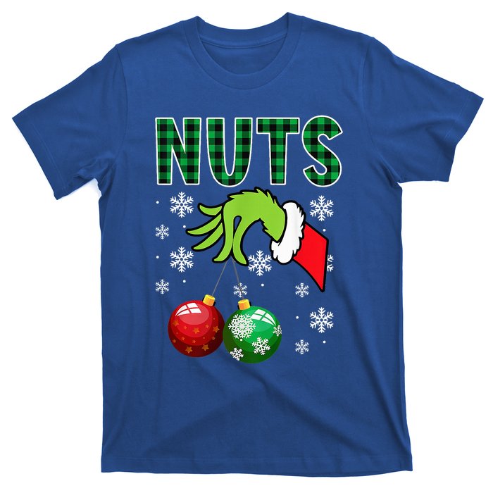 Chest Nuts Christmas  Funny Matching Couple Chestnuts  T-Shirt