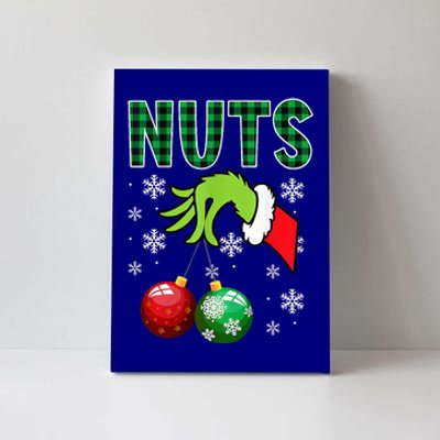 Chest Nuts Christmas  Funny Matching Couple Chestnuts  Canvas