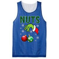 Chest Nuts Christmas  Funny Matching Couple Chestnuts  Mesh Reversible Basketball Jersey Tank