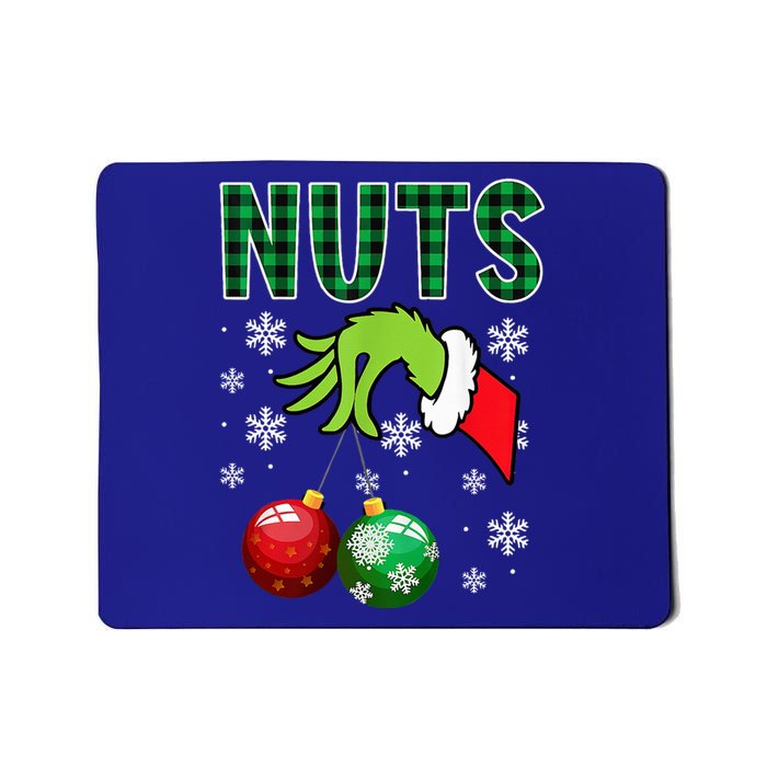 Chest Nuts Christmas  Funny Matching Couple Chestnuts  Mousepad