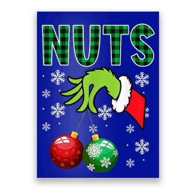 Chest Nuts Christmas  Funny Matching Couple Chestnuts  Poster