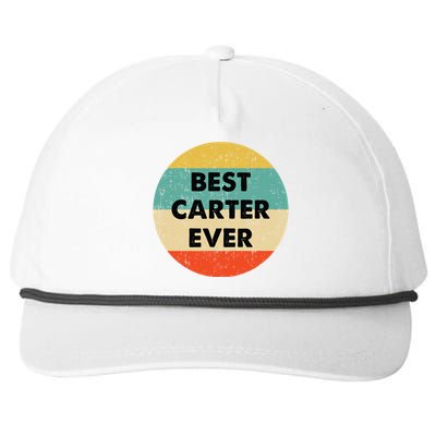 Carter Name Snapback Five-Panel Rope Hat