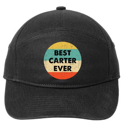 Carter Name 7-Panel Snapback Hat