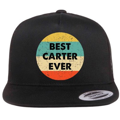 Carter Name Flat Bill Trucker Hat