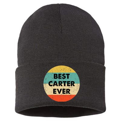 Carter Name Sustainable Knit Beanie