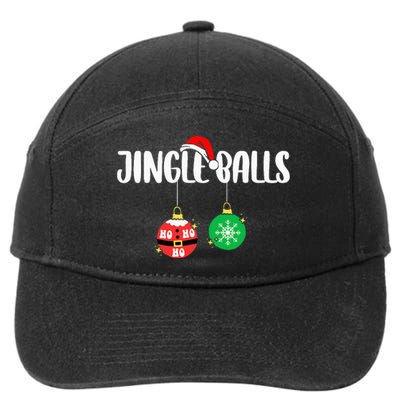 Chest Nuts Christmas Funny Matching Couple Chestnuts 7-Panel Snapback Hat