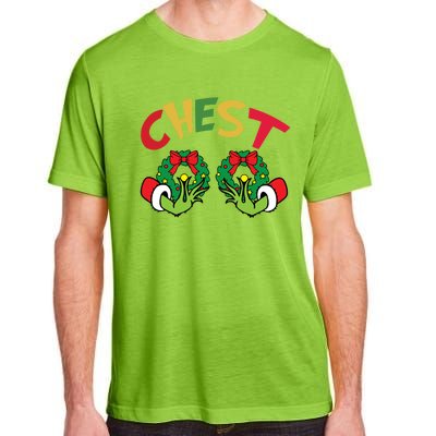 Chest Nuts Couples Matching Chestnuts Chest Funny Christmas Gift Adult ChromaSoft Performance T-Shirt