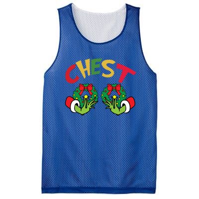 Chest Nuts Couples Matching Chestnuts Chest Funny Christmas Gift Mesh Reversible Basketball Jersey Tank