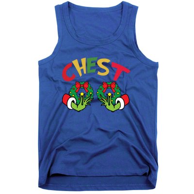 Chest Nuts Couples Matching Chestnuts Chest Funny Christmas Gift Tank Top