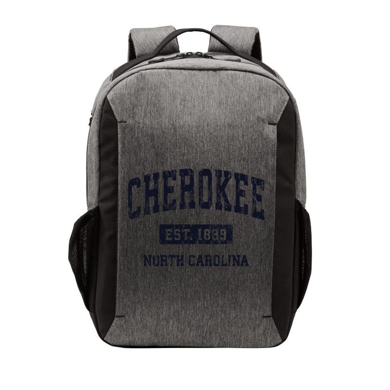 Cherokee North Carolina NC Vintage Athletic Sports Design Vector Backpack