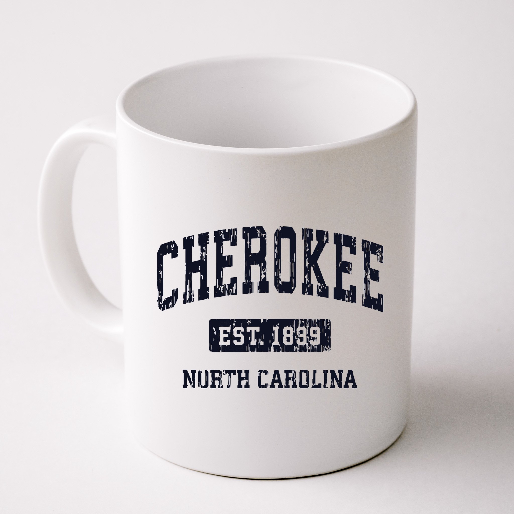 Cherokee North Carolina NC Vintage Athletic Sports Design Mug
