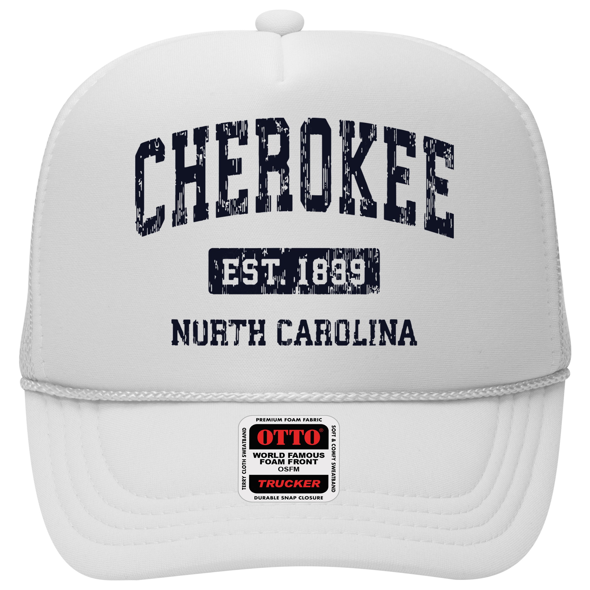 Cherokee North Carolina NC Vintage Athletic Sports Design Hat