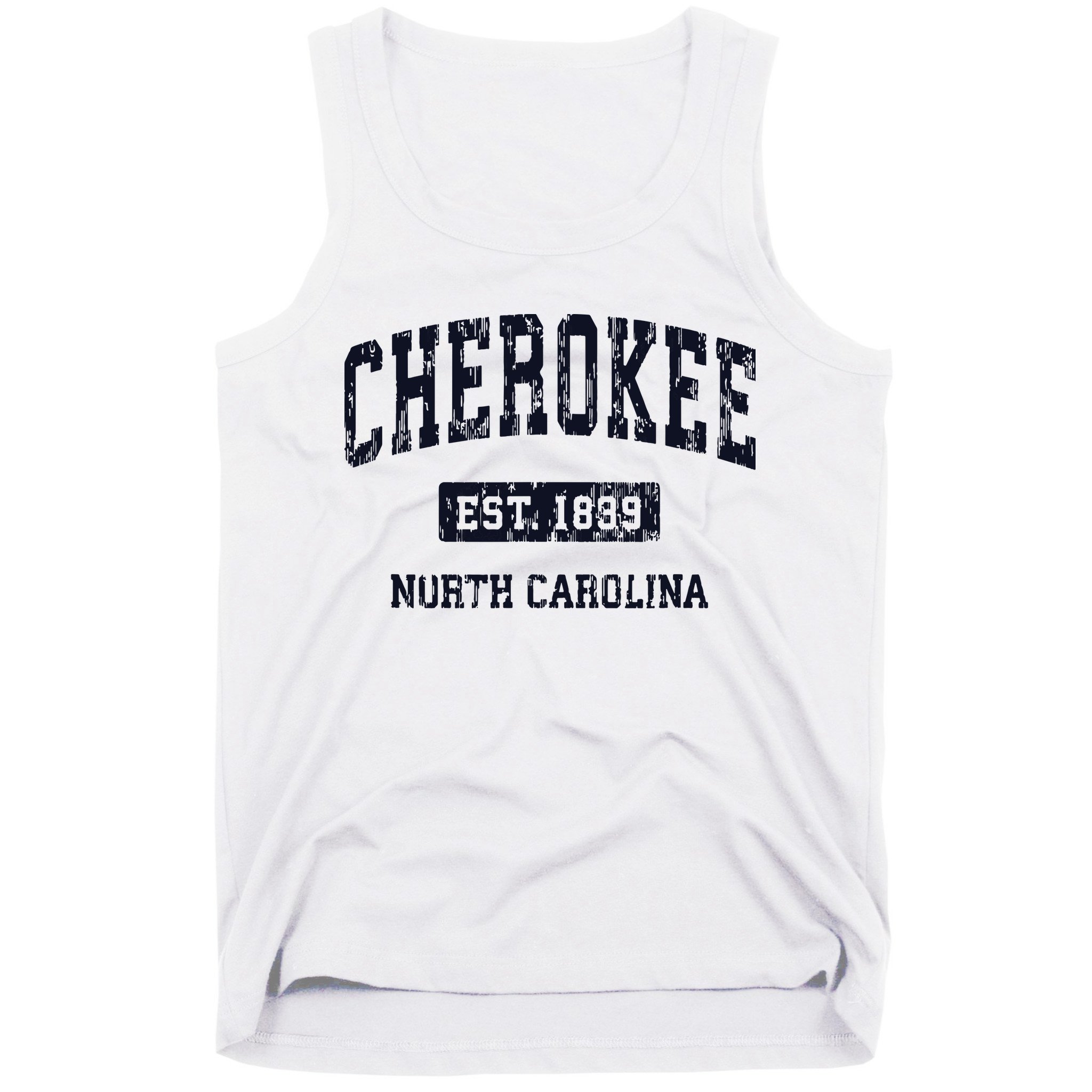 Cherokee North Carolina NC Vintage Athletic Sports Design Tank Top