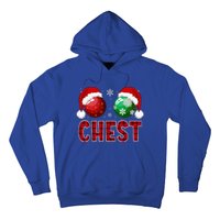 Chest Nuts Christmas Funny Matching Couple Chestnuts Hoodie