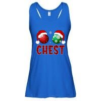 Chest Nuts Christmas Funny Matching Couple Chestnuts Ladies Essential Flowy Tank