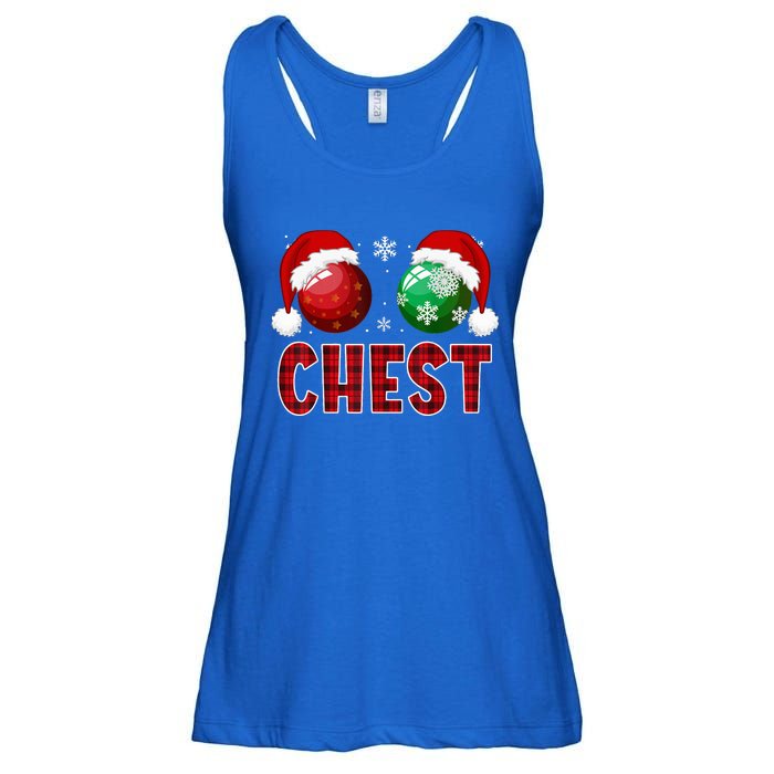 Chest Nuts Christmas Funny Matching Couple Chestnuts Ladies Essential Flowy Tank