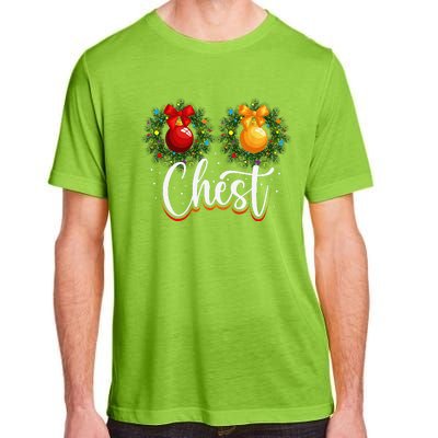 Chest Nuts Christmas Funny Couples Christmas Chestnuts Adult ChromaSoft Performance T-Shirt