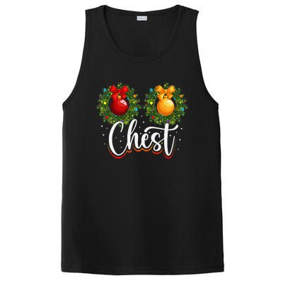 Chest Nuts Christmas Funny Couples Christmas Chestnuts PosiCharge Competitor Tank