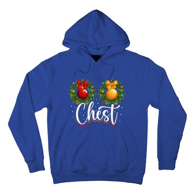 Chest Nuts Christmas Funny Couples Christmas Chestnuts Hoodie