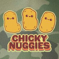 Chicky Nuggies Cute Retro Kawaii Chicken Nuggets Nuggs Meme Legacy Tie Dye Trucker Hat