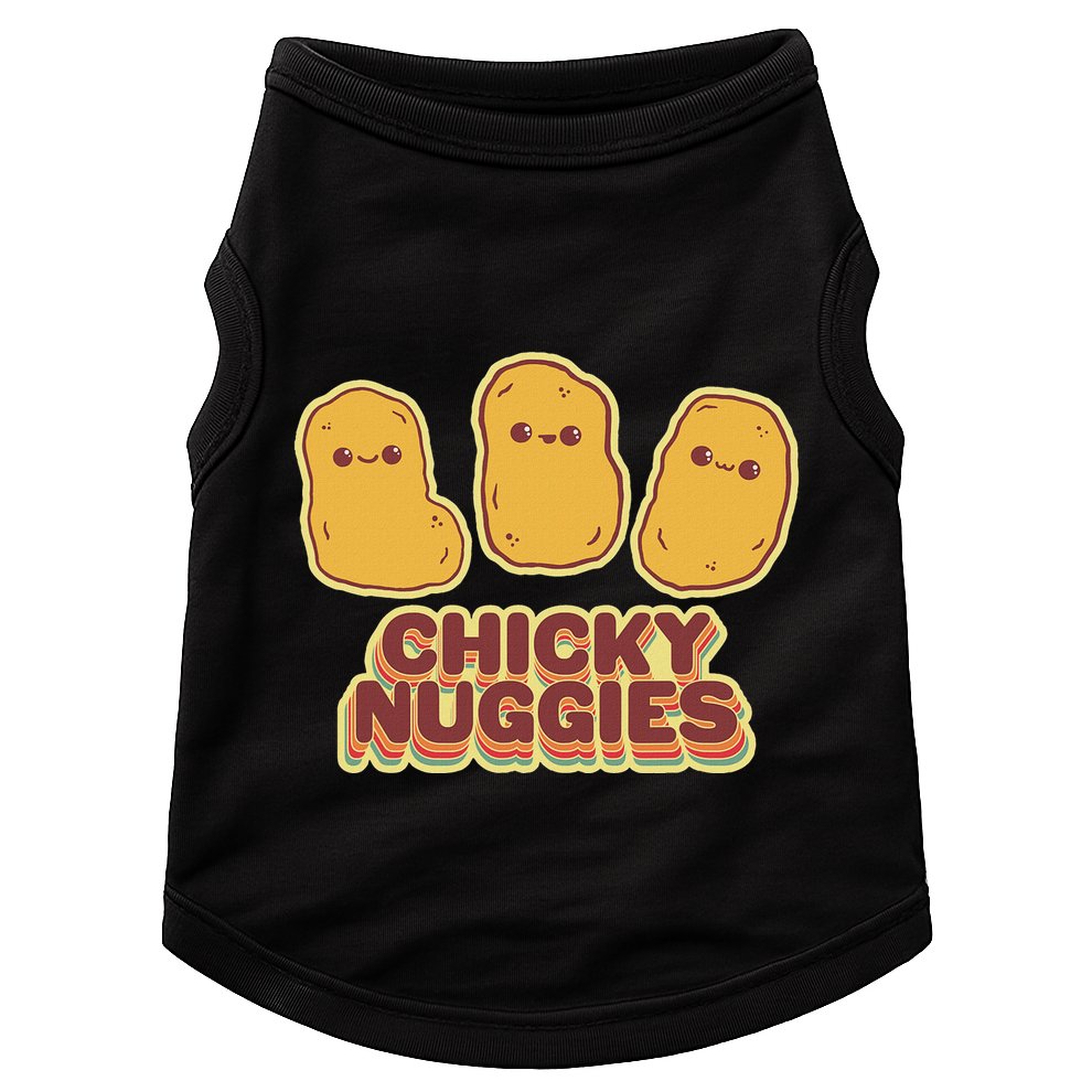 Chicky Nuggies Cute Retro Kawaii Chicken Nuggets Nuggs Meme Doggie Tank