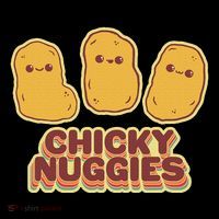 Chicky Nuggies Cute Retro Kawaii Chicken Nuggets Nuggs Meme T-Shirt