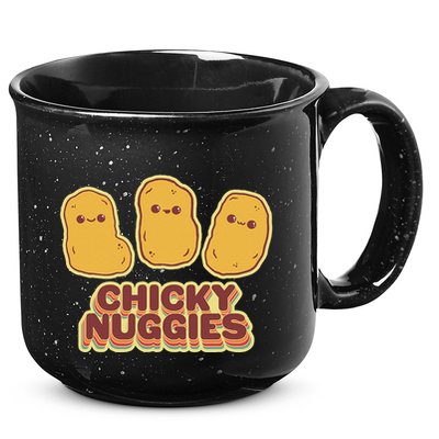 Chicky Nuggies Cute Retro Kawaii Chicken Nuggets Nuggs Meme 15oz Campfire Ceramic Mug
