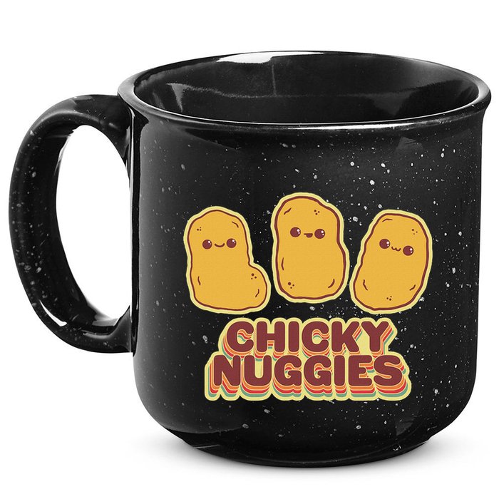 Chicky Nuggies Cute Retro Kawaii Chicken Nuggets Nuggs Meme 15oz Campfire Ceramic Mug