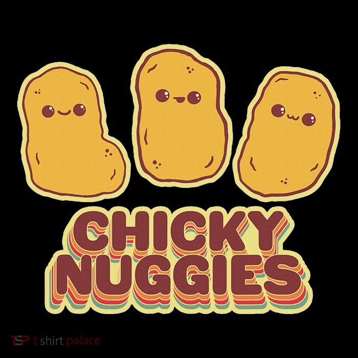 Chicky Nuggies Cute Retro Kawaii Chicken Nuggets Nuggs Meme Cooling Performance Long Sleeve Crew