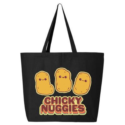 Chicky Nuggies Cute Retro Kawaii Chicken Nuggets Nuggs Meme 25L Jumbo Tote