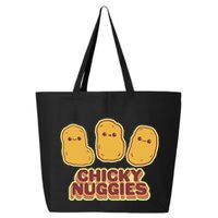 Chicky Nuggies Cute Retro Kawaii Chicken Nuggets Nuggs Meme 25L Jumbo Tote