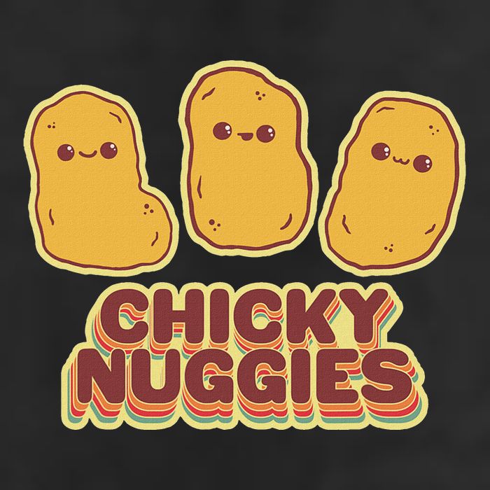 Chicky Nuggies Cute Retro Kawaii Chicken Nuggets Nuggs Meme 25L Jumbo Tote