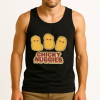 Chicky Nuggies Cute Retro Kawaii Chicken Nuggets Nuggs Meme Tank Top